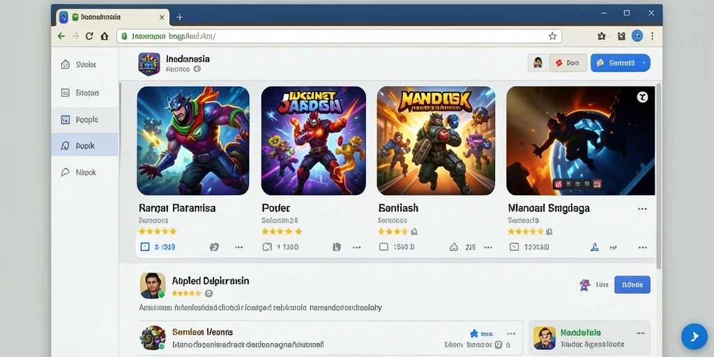 Tangkapan layar menunjukkan grafik permainan yang memukau.