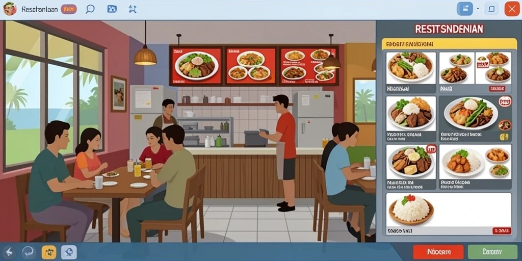 Tampilan utama aplikasi yang intuitif dan user-friendly.