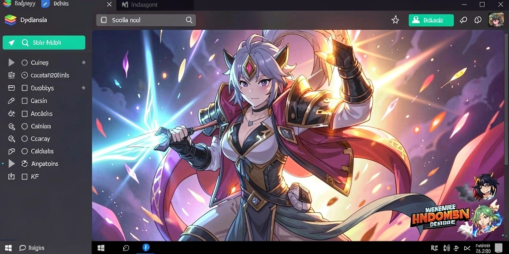 Screenshot menunjukkan aksi seru dalam permainan.