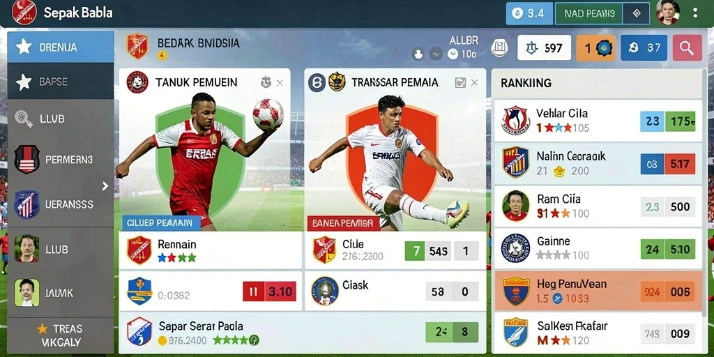 Tampilan antarmuka yang menarik dan sederhana.