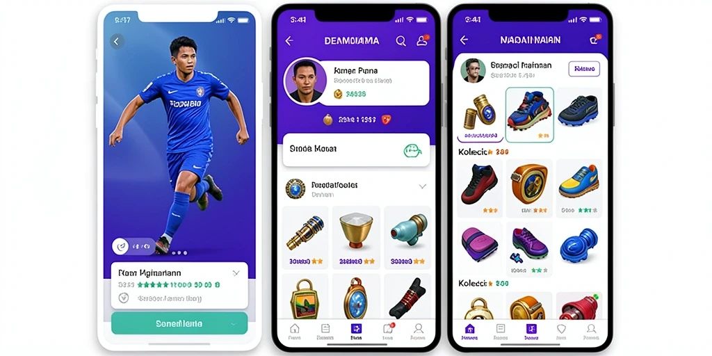 Tampilan utama yang menarik dengan desain modern.