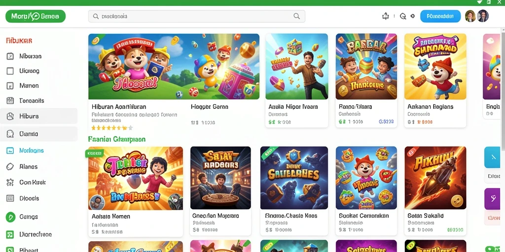 Tampilan antarmuka yang menarik dan modern.
