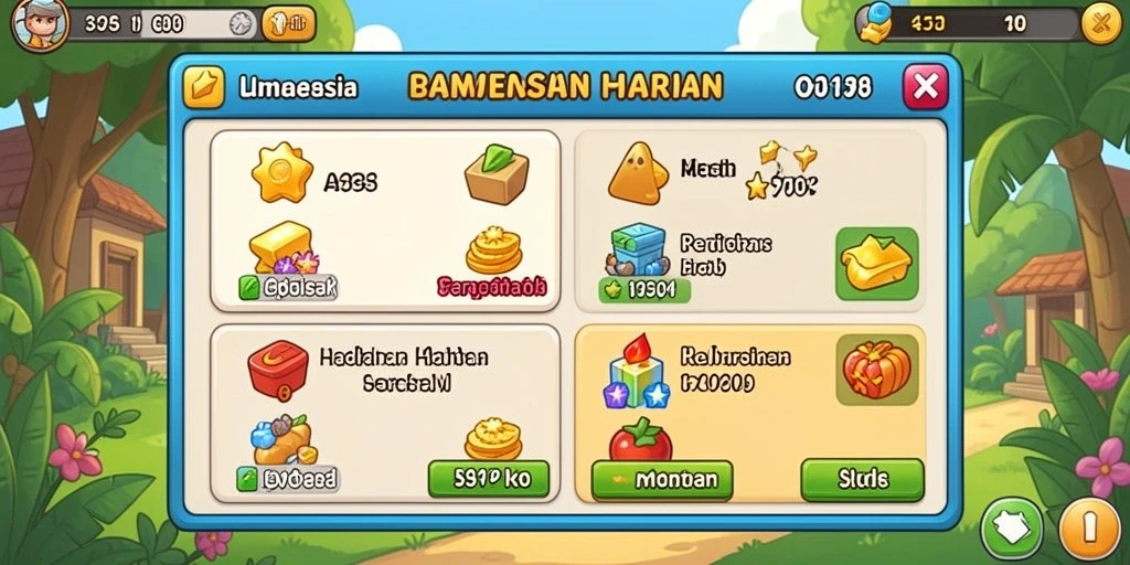 Tampilan grafis yang memukau dan interaktif.