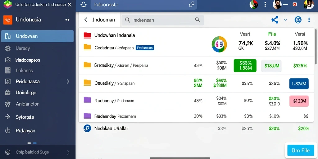 Tampilan antarmuka pengguna yang menarik.
