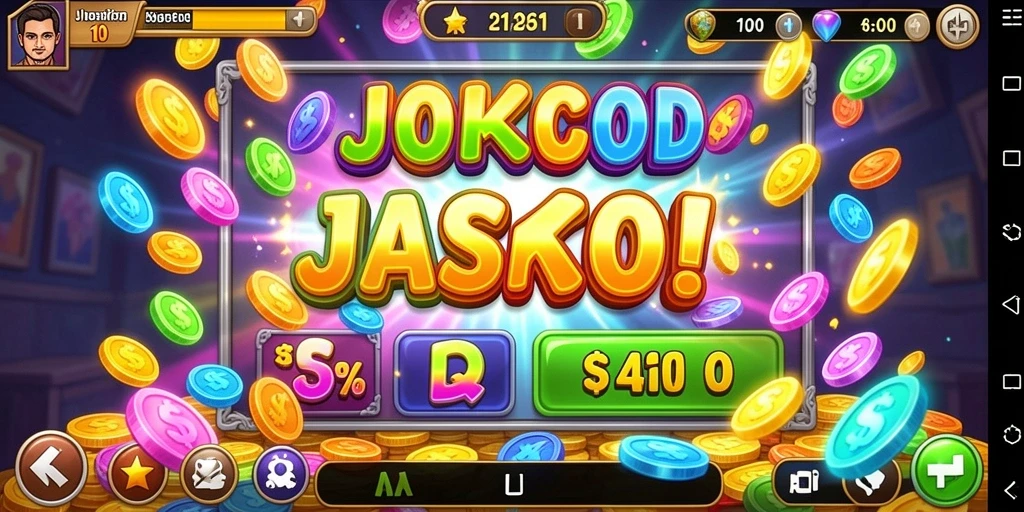 Tampilan mesin slot yang menarik dan modern.