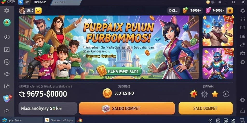 Tampilan permainan slot yang menarik dan penuh warna.