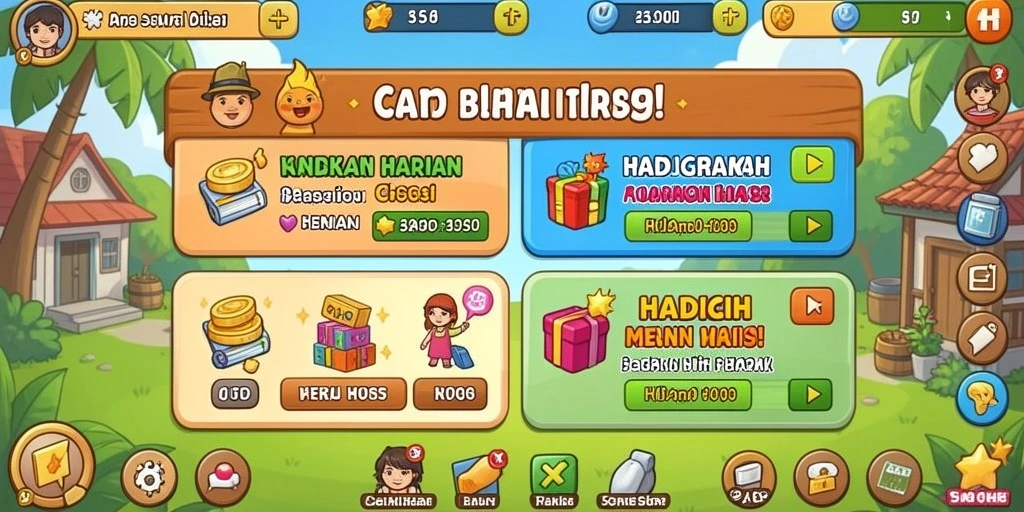 Screenshot menampilkan karakter utama dalam aksi.