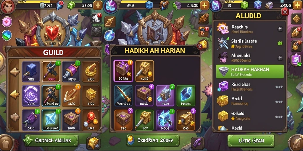 Tampilan menu utama yang intuitif dan menarik.