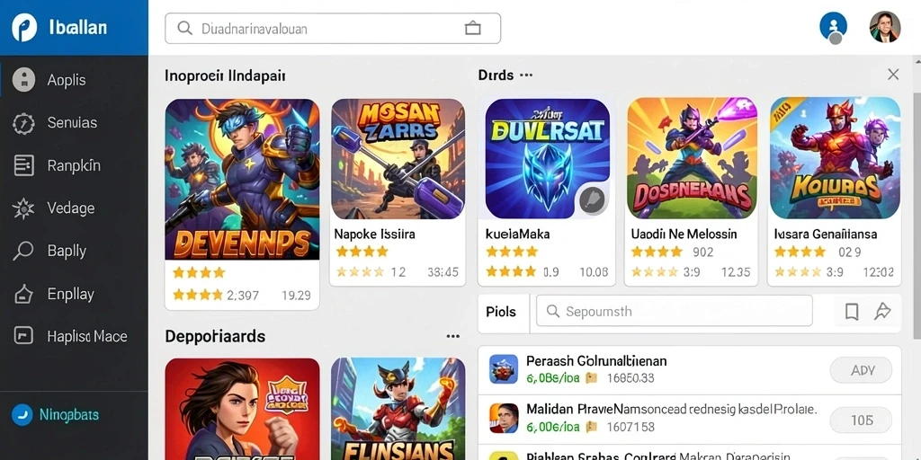 Tampilan antarmuka yang menarik dan user-friendly.