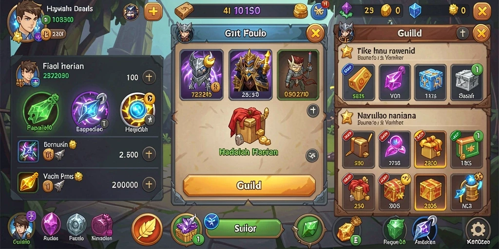 Tangkapan layar karakter bermain di level baru.