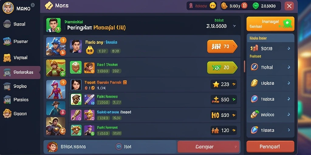 Tampilan awal permainan SPINGILA yang menarik.