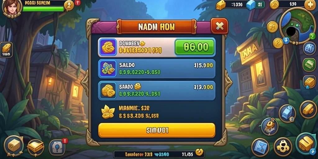 Tampilan grafis fantastis dari permainan slot.