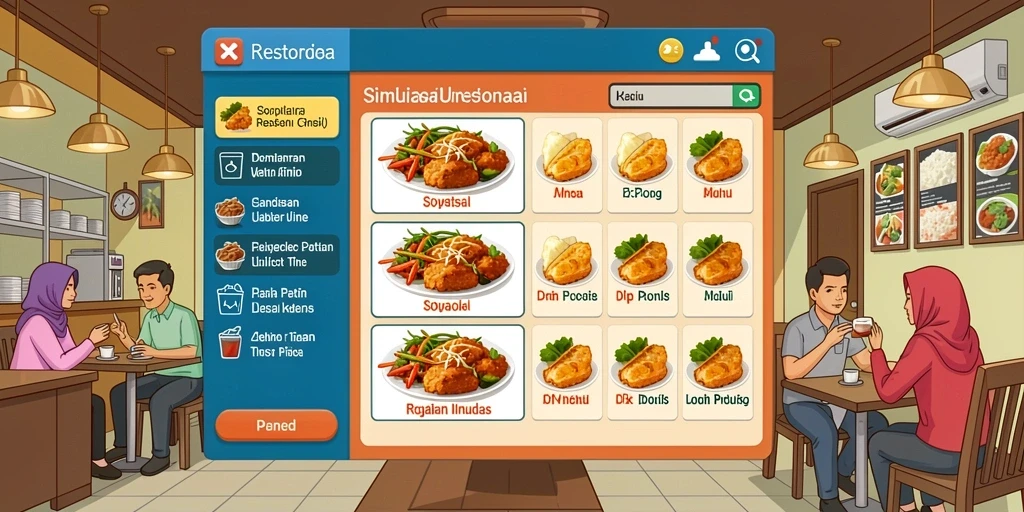 Screenshot memperlihatkan tampilan antarmuka yang menarik.