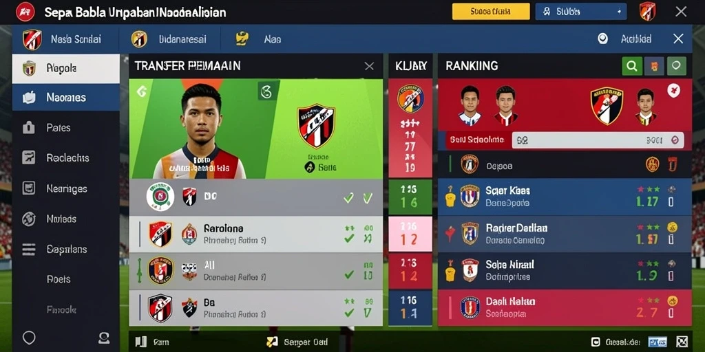 Tampilan karakter yang dapat dikustomisasi.